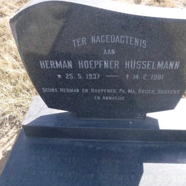 HUSSELMANN Herman Hoepfner 1937-1981
