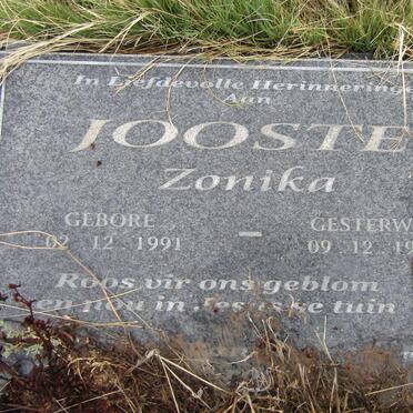 JOOSTE Zonika 1991-1991