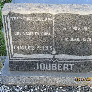 JOUBERT Francois Petrus 1913-1970