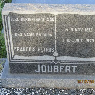 JOUBERT Francois Petrus 1913-1970