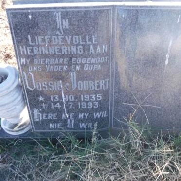 JOUBERT Vossie 1935-1993