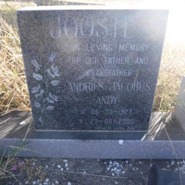 JOOSTE Andries Jacobus 1927-2000