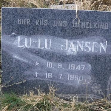 JANSEN Lu-Lu 1947-1990