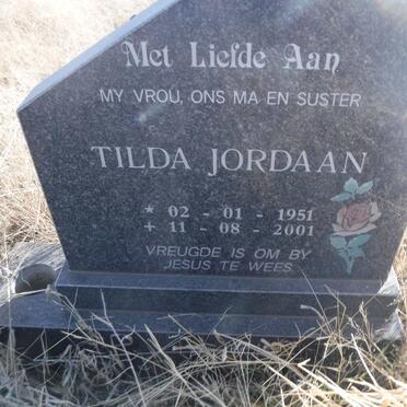 JORDAAN Tilda 1951-2001