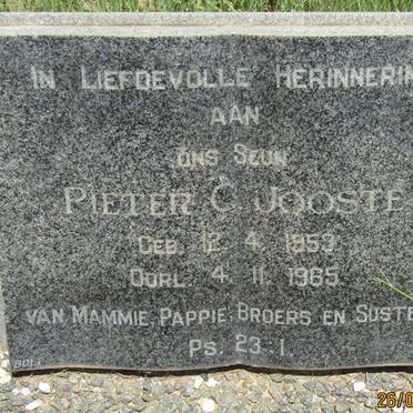 JOOSTE Pieter C. 1953-1965