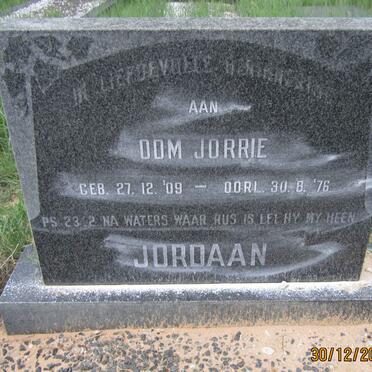 JORDAAN Jorrie 1909-1976