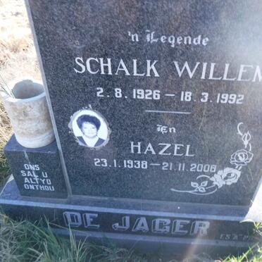 JAGER Schalk Willem, de 1926-1992 &amp; Hazel 1938-2008