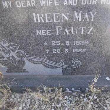 JOOSTE Ireen May nee PAUTZ 1929-1982