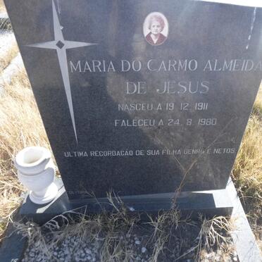 JESUS Maria Do Carmo Almeida, de 1911-1980