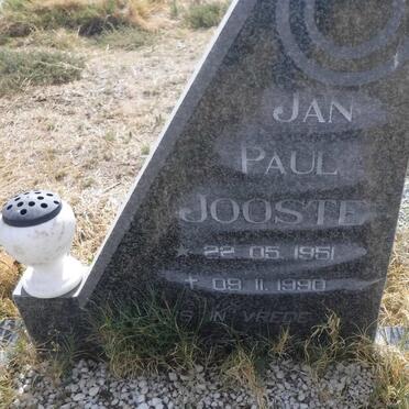 JOOSTE Jan Paul 1951-1990