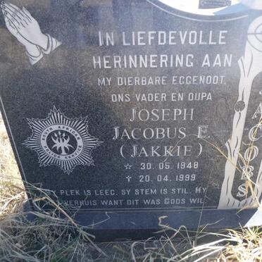 JACOBS Joseph Jacobus E. 1948-1999