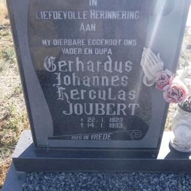 JOUBERT Gerhardus Johannes Herculas 1923-1993