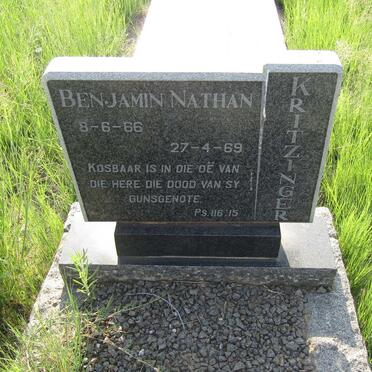 KRITZINGER Benjamin Nathan 1966-1969