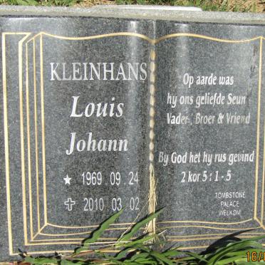 KLEINHANS Louis Johann 1969-2010