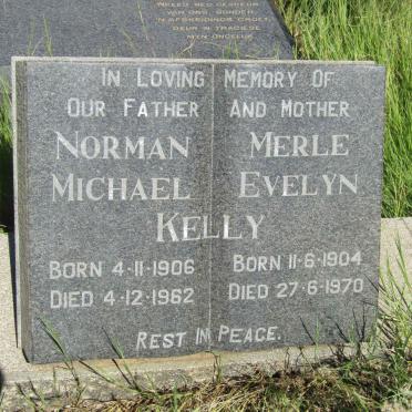 KELLY Norman Michael 1906-1962 &amp; Merle Evelyn 1904-1970