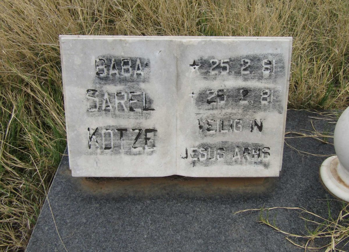 KOTZE Sarel 1981-1981
