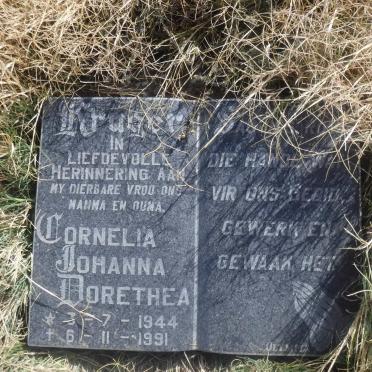 KRUGER Cornelia Johanna Dorethea 1944-1991