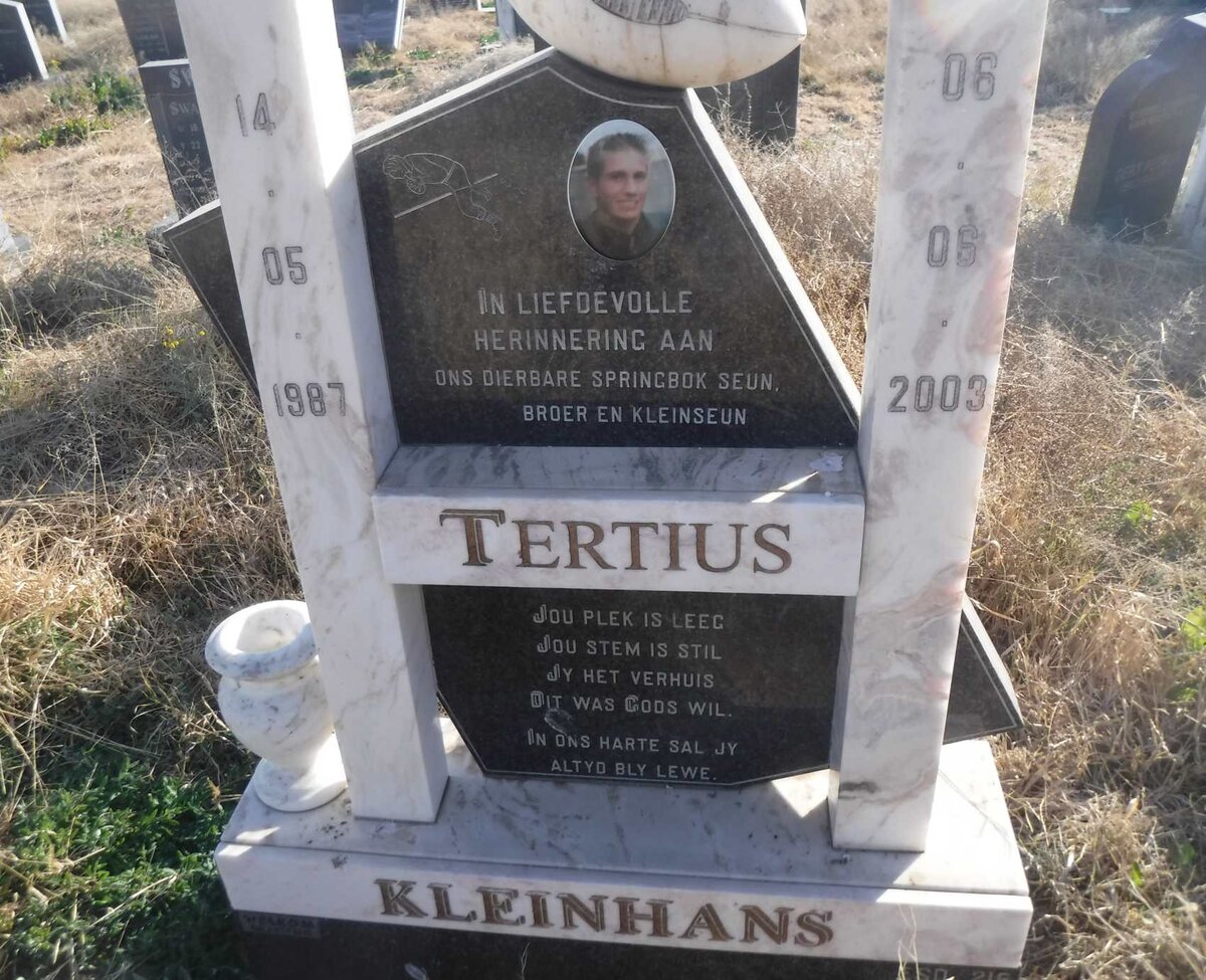 KLEINHANS Tertius 1987-2003