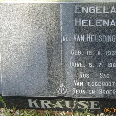KRAUSE Engela Helena nee VAN HELSDINGEN 1939-1962