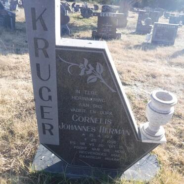 KRUGER Cornelis Johannes Herman 1917-1996