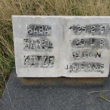 KOTZE Sarel 1981-1981