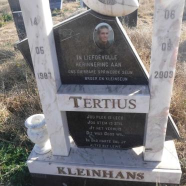 KLEINHANS Tertius 1987-2003