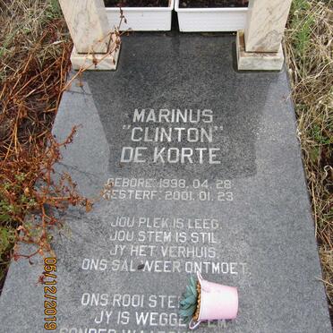 KORTE Marinus, de 1998-2001