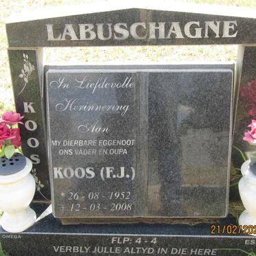 LABUSCHAGNE F.J. 1952-2008