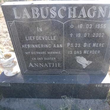 LABUSCHAGNE Annatjie 1955-2002