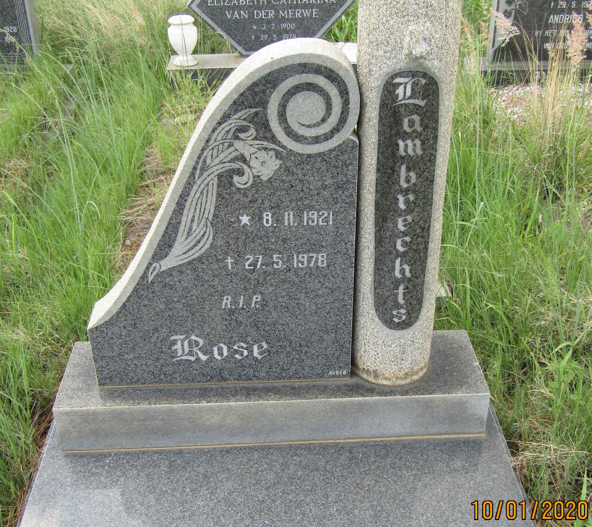 LAMBRECHTS Rose 1921-1978