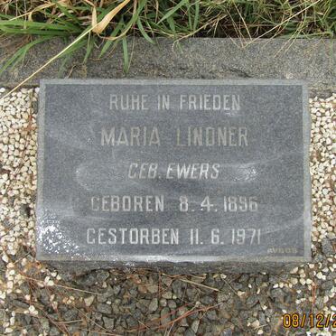LINDNER Maria nee EWERS 1896-1971