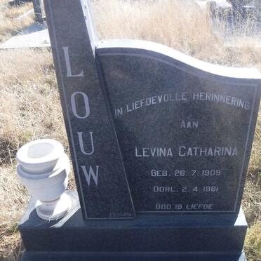 LOUW Levina Catharina 1909-1981