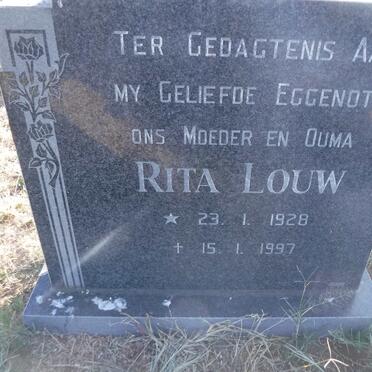 LOUW Rita 1928-1997