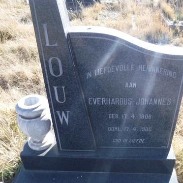 LOUW Everhardus Johannes 1908-1980
