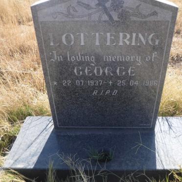 LOTTERING George 1937-1986