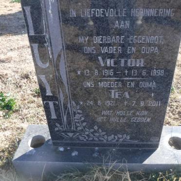 LUYT Victor 1916-1998 &amp; Tea 1921-2011