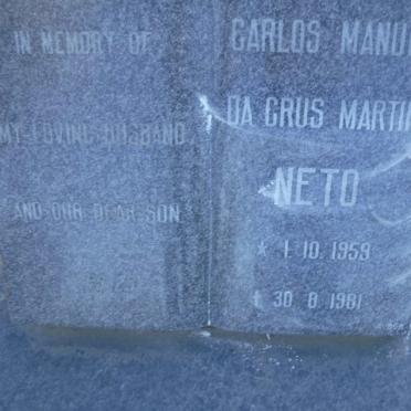 MARTINS Carlos Manuel, da Crus 1959-1981