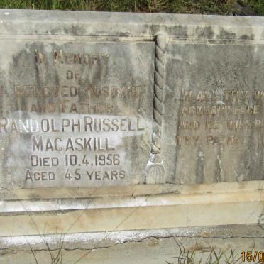 MAC ASKILL Randolph Russell  -1956