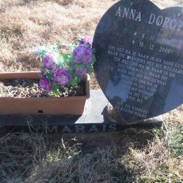 MARAIS Anna Dorothea 1946-2000