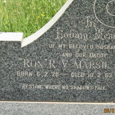 MARSH R.V. 1928-1963