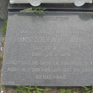 MARITZ Frans Stefanus 1954-1978