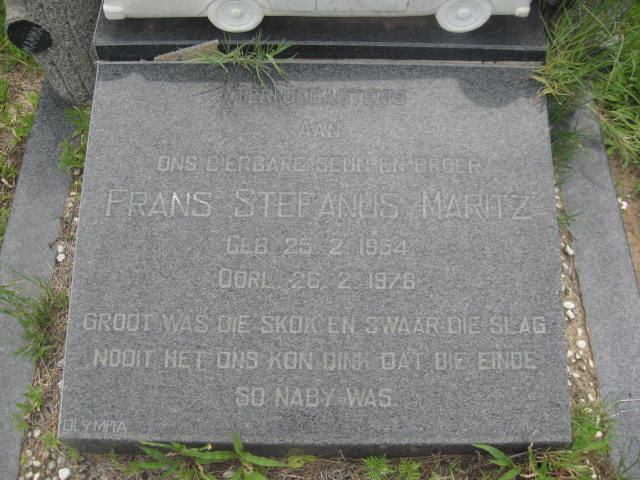 MARITZ Frans Stefanus 1954-1978