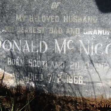 McNICOL Donald 1912-1966
