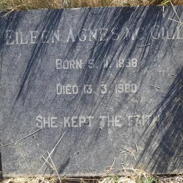 MC GILL Eileen Agnes 1898-1980