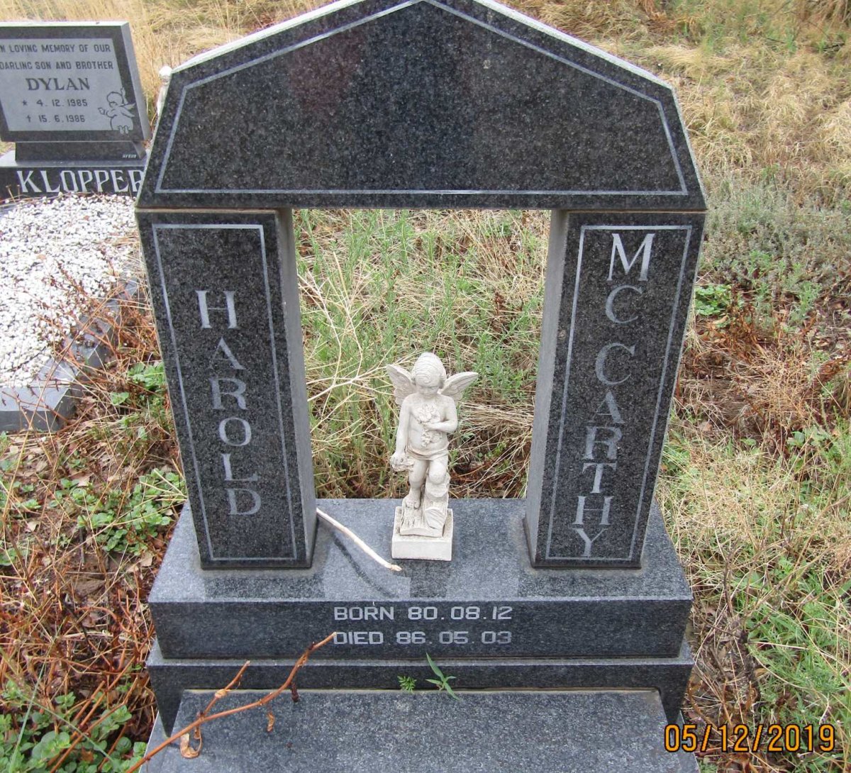 MC CARTHY Harold 1980-1986