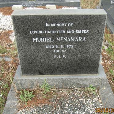 McNAMARA Muriel -1972