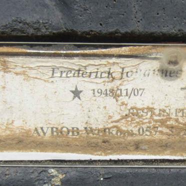 MERWE Frederick Johannes, van der 1948-2015