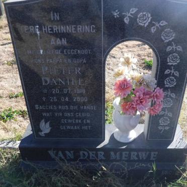 MERWE Pieter Daniel, van der 1918-2000