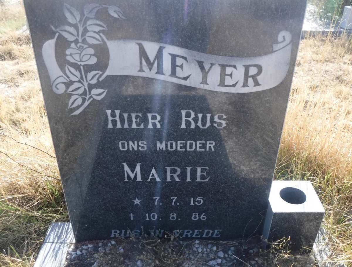 MEYER Marie 1915-1986