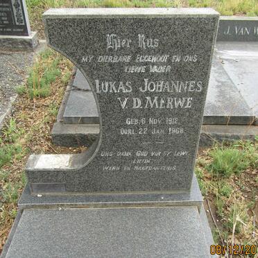 MERWE Lukas Johannes, van der 1912-1968